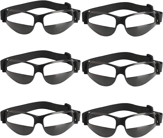 TEKCAM 6 Pack Basketball Dribble Goggles Basketball Training Aid