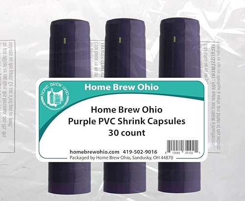 Miniatura 2 de Home Brew Ohio PVC Shrink Cápsulas (30 unidades) (púrpura)