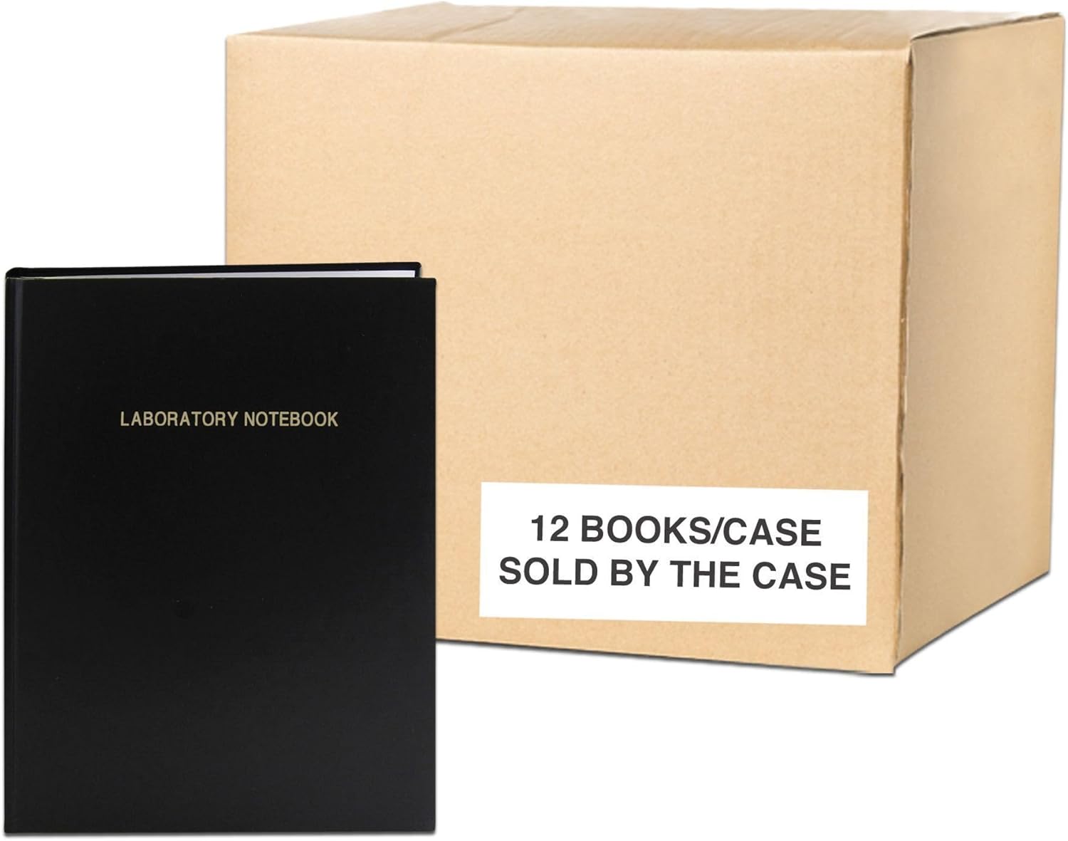 Roaring Spring Lab Book, 4x4 Graph Ruled, 11.25" x 8.75", 144 Numbered Pages, Premium 24 lb White Paper, Hard Cover, Lay-Flat Design, Ribbon Marker (Case of 12 Books), Proudly made in USA,