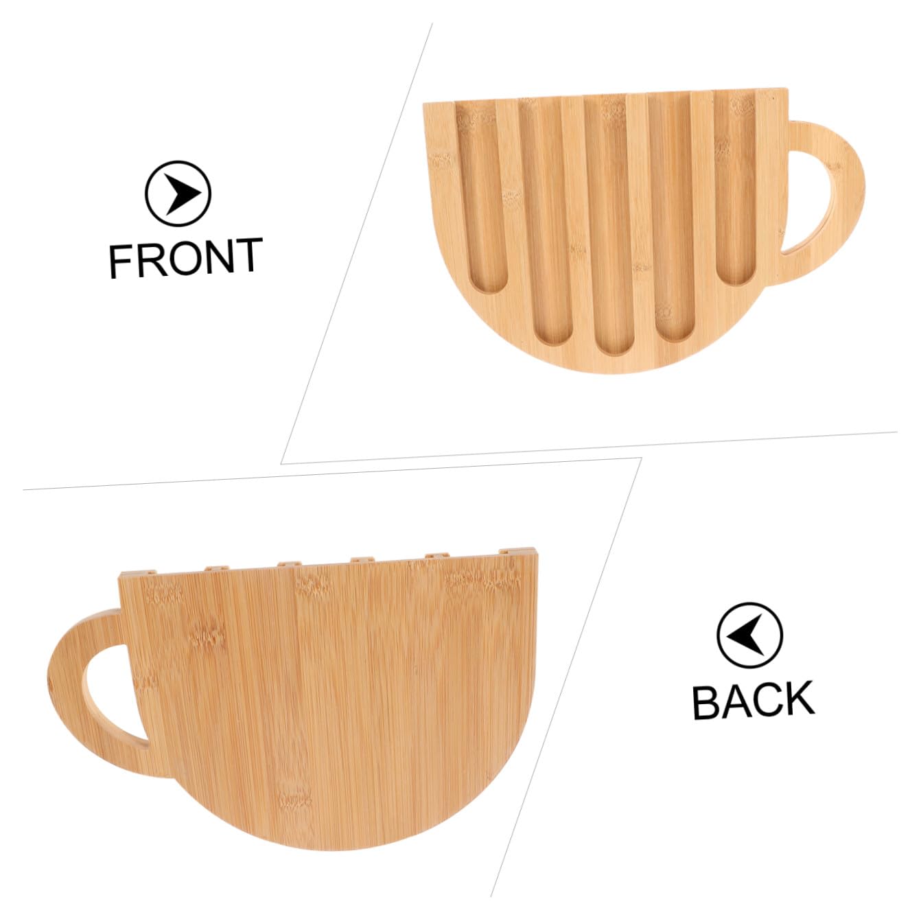 INOOMP Organizador de Cápsulas de Café de Madera Expositor Vertical para 50 Cápsulas Soporte Compacto para Oficina y Hogar Estante Reutilizable y Antioxidante