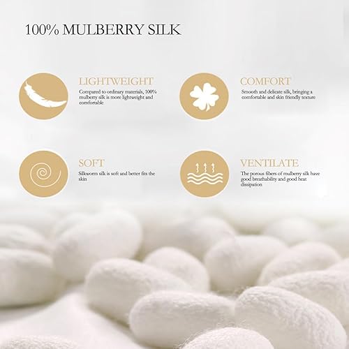 Miniatura 2 de Máscara de ojos 100% seda de morera de 0.866 in para dormir, seda de morera pura del revés, máscara de ojos para dormir para hombres y mujeres en