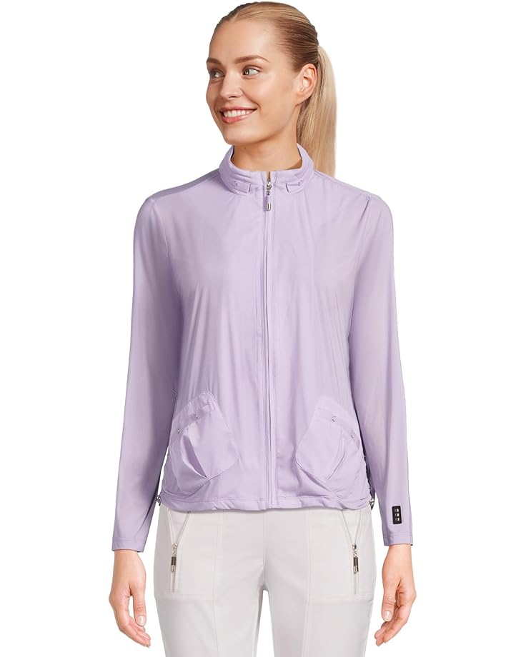 Jamie Sadock Sunsense 35 SPF Lightweight Full Zip Jacket - Main View