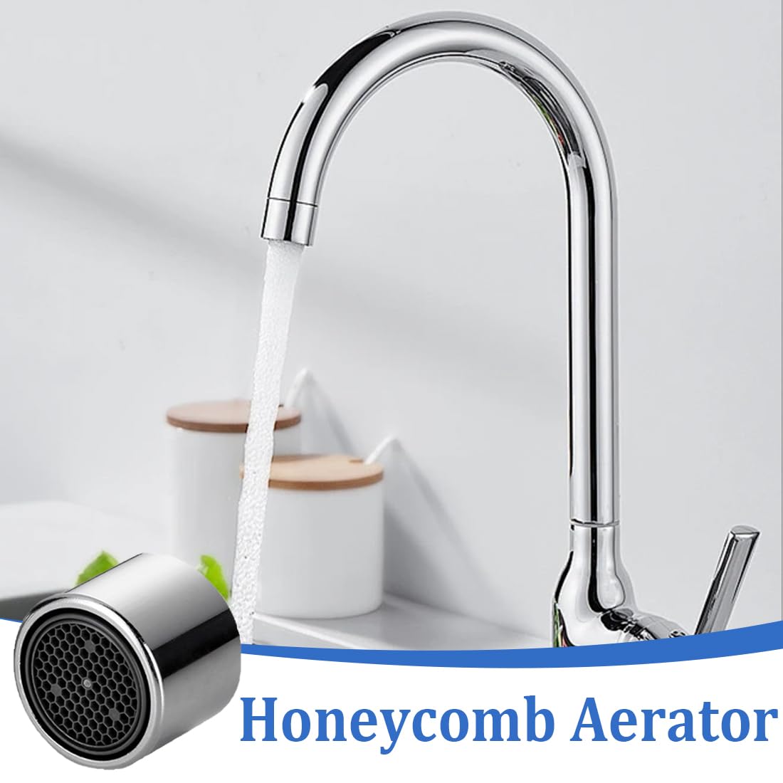 NHPY 4 adet 22 mm musluklar için perlatör, M22 musluk, süzgeç, musluk, havalandırıcı, musluk filtresi, iç dişli havalandırıcı, contalı, mutfak ve banyo için