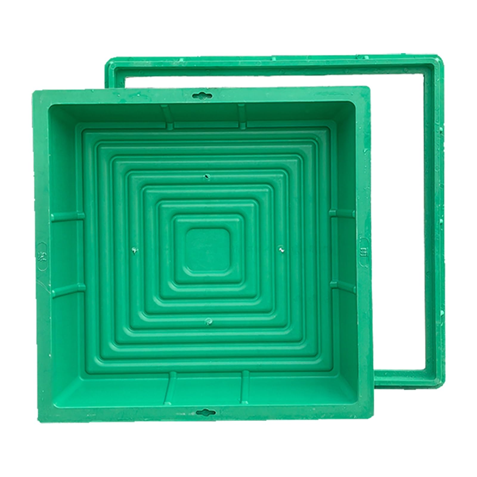 FCXWEVR Custom Manhole Covers Septic Tank Covers with e for Ln Garden Yard ParSquare Sizes 400mm to 1000mm&Solut