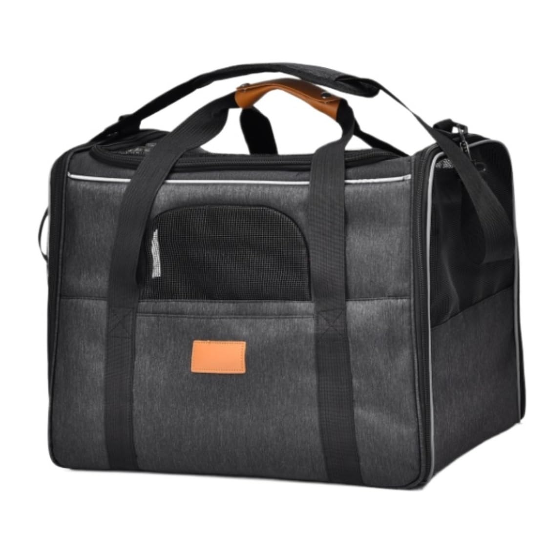 Bolsa de Viaje para Mascotas, Transportín Para Mascotas, Jaula Para Gatos Al Aire Libre, Mochila Expandible Para Viajar, Mochila De Malla, Mochila Transparente Grande, Transportador Para Gatos Viajes