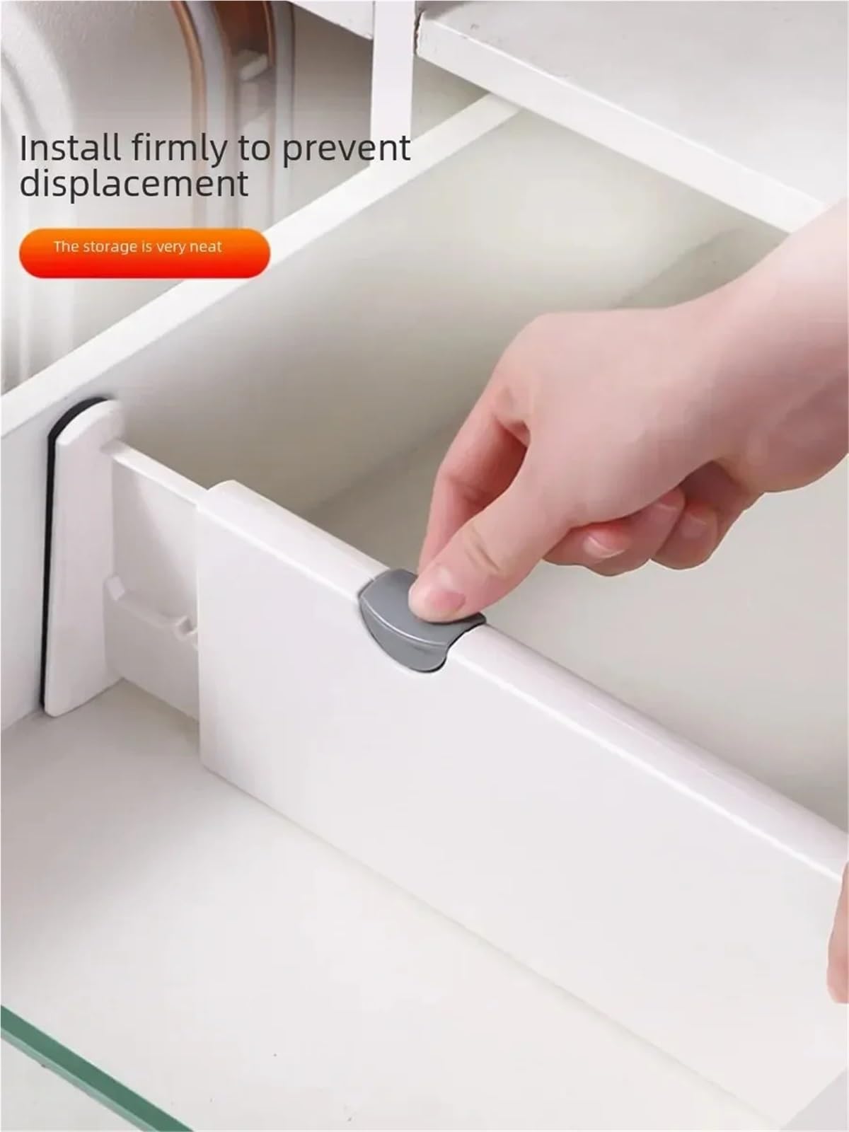 Separatori Per Cassetti Divisorio for cassetti in plastica allungabile regolabile, calzini for armadio addensati, senza punzonatura, cucina, soggiorno