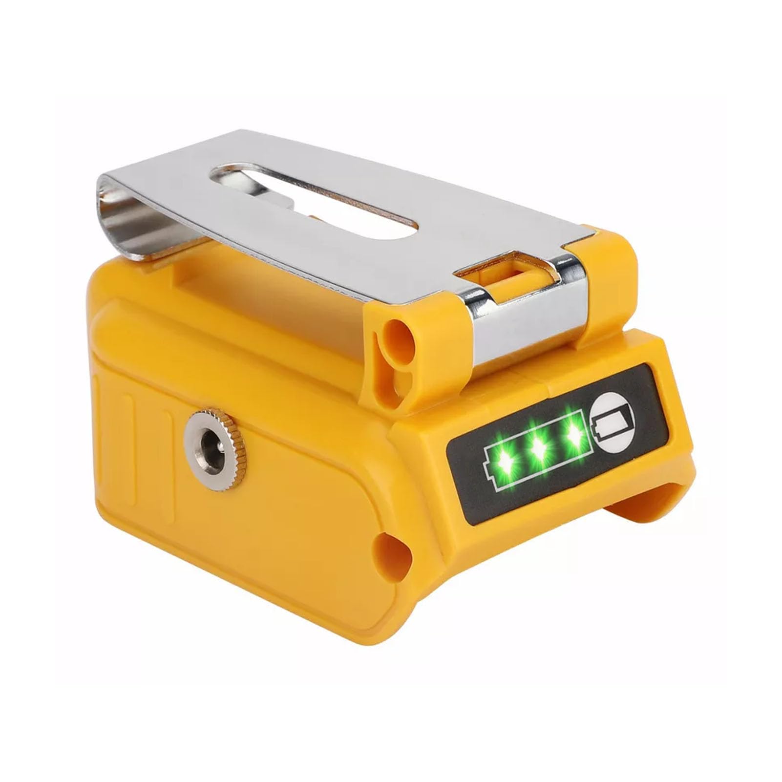 Dual USB Battery Charger Adapter Power Source Converter Compatible for Dewalt 14-21V Max XR