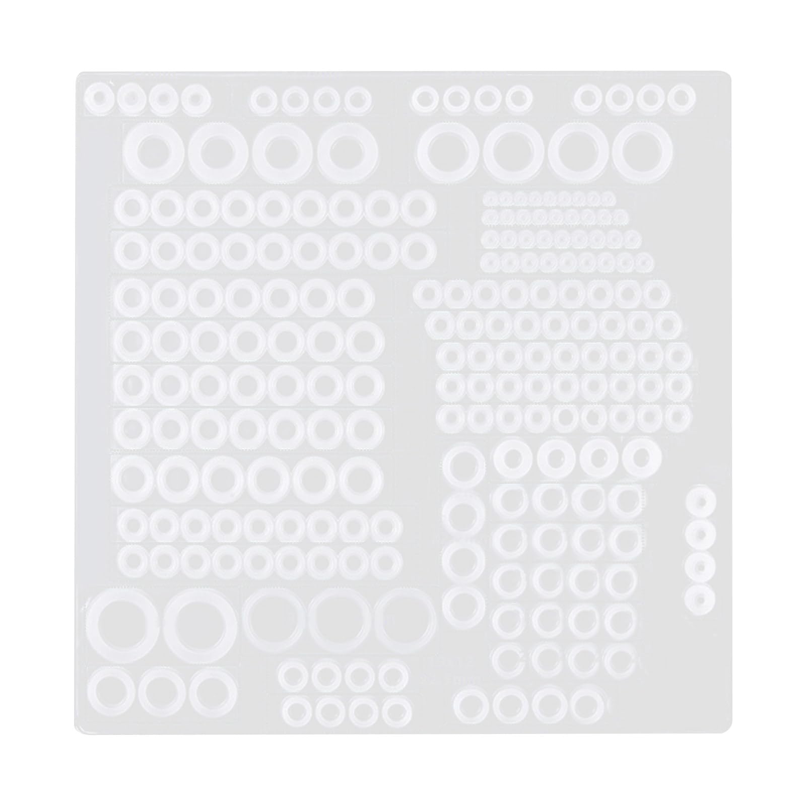 Maxtonser Silicone Faucet Rings Flat Gasket Plumbing Washers High Temperature Seal Gasket Round Faucet Washer Sealing Rings