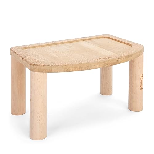 Niteangel Anti-Slide Acrylic Wooden Cloud Series Hamster Wheel Platform (Small) - Small