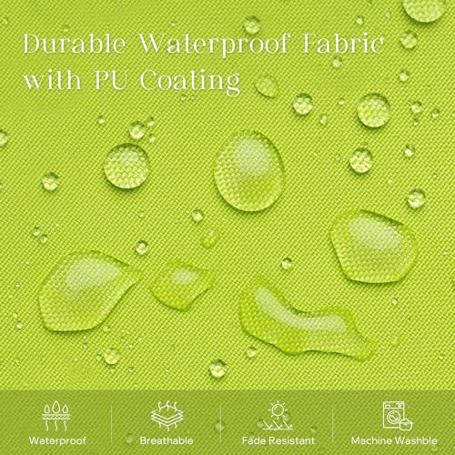 Phantoscope Pack Of 2 Outdoor Waterproof Throw Pillow Covers With Contrast Piping thumb #1