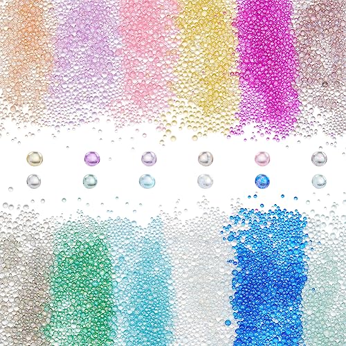 PH PandaHall 8640pcs Resin Bubble Beads