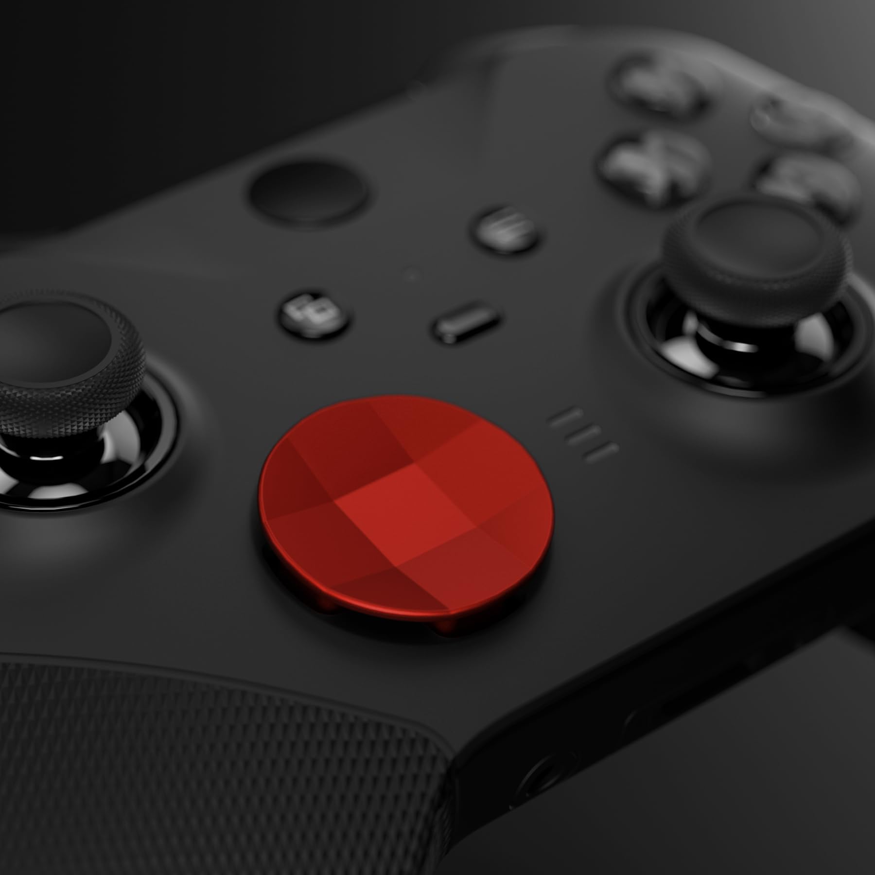 eXtremeRate xbox elite 1/2に対応用磁気ステンレス鋼方向キー、xbox one elite & xbox one elite series 2に対応用交換パーツ十字キーボタンキット【スカーレットレッド】 - 4
