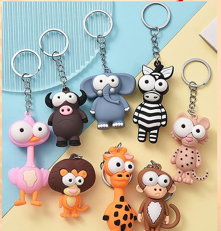 Image of Cute Cartoon BTS Keychain for Girls and Boys - Gift for Army and Kpop Lovers - Bag, Luggage Keyrings, Albums Keys Gifts
