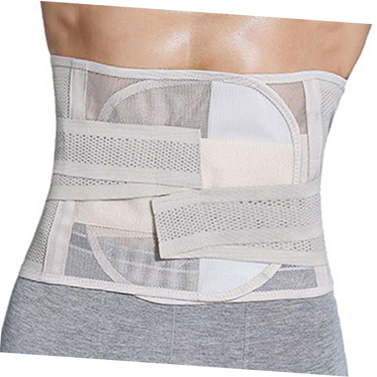 Gogogmee Men Women Slimming Waist Trimmer Belt Skin Color for Reduction and Enhanced Calorie Burning During Workouts Comfortable Lightweight Design