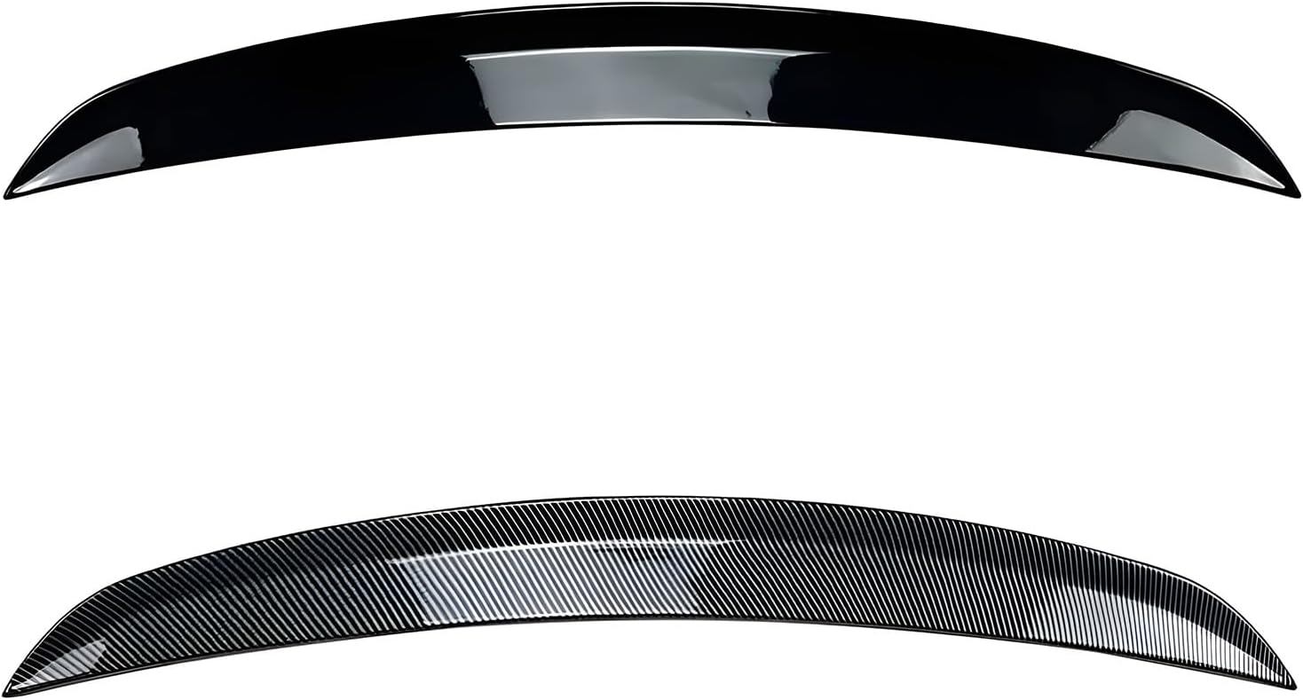 Rear Spoiler Wing Compatible with Benz A-Class W177 A180 A200 A220 A35 AMG 2018-2023 Rear Trunk Lip Spoiler Wing Vehicle Body Styling Kit(Glossy Black)