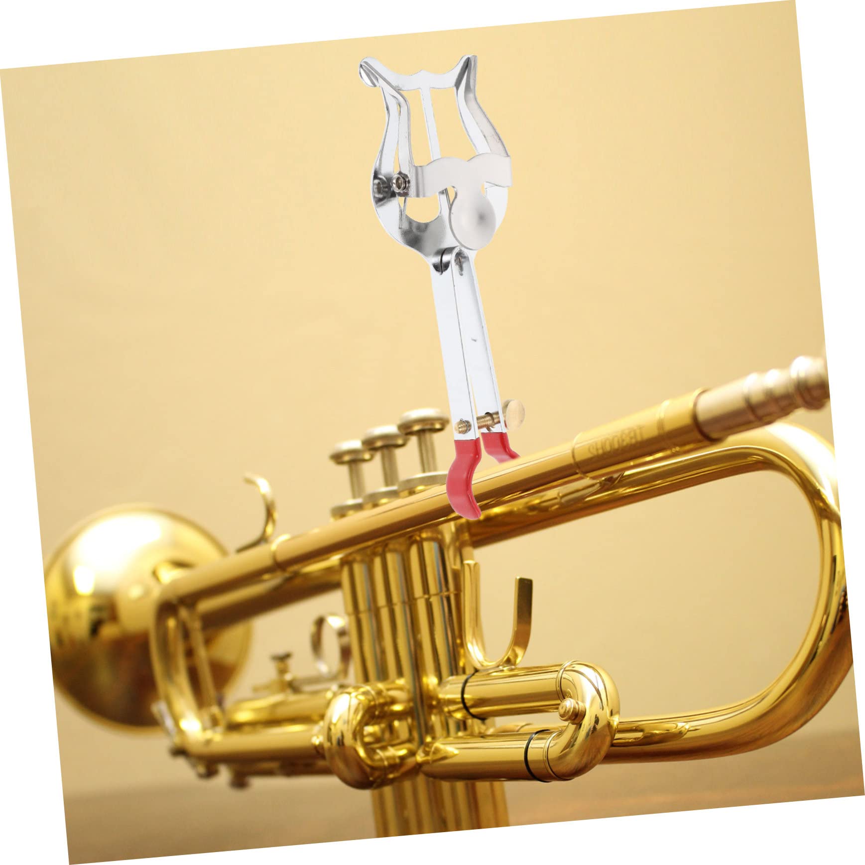TOYANDONA 4stücke Silberne Trompete Notenhalter Musikalischer Notenclip Für Blasinstrumente Praktischer Musikordner Für Trompete Und Posaune