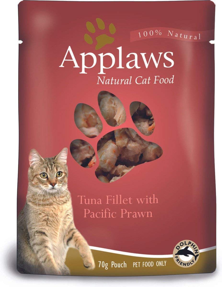 ApplawsTuna Fillet with Pacific Prawn Wet Cat Food - 70G