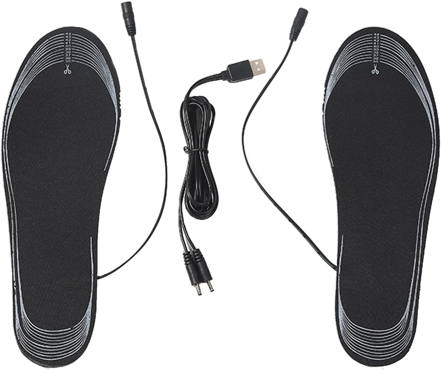 Heated Boot Insoles - Heated Shoe Warming Inserts, USB Thermal Foot Warmer Winter | Electric Heating Insoles | Feet Inserts Heating Insole for Outdoors Cold Weather Camping Walking Sports Skiing