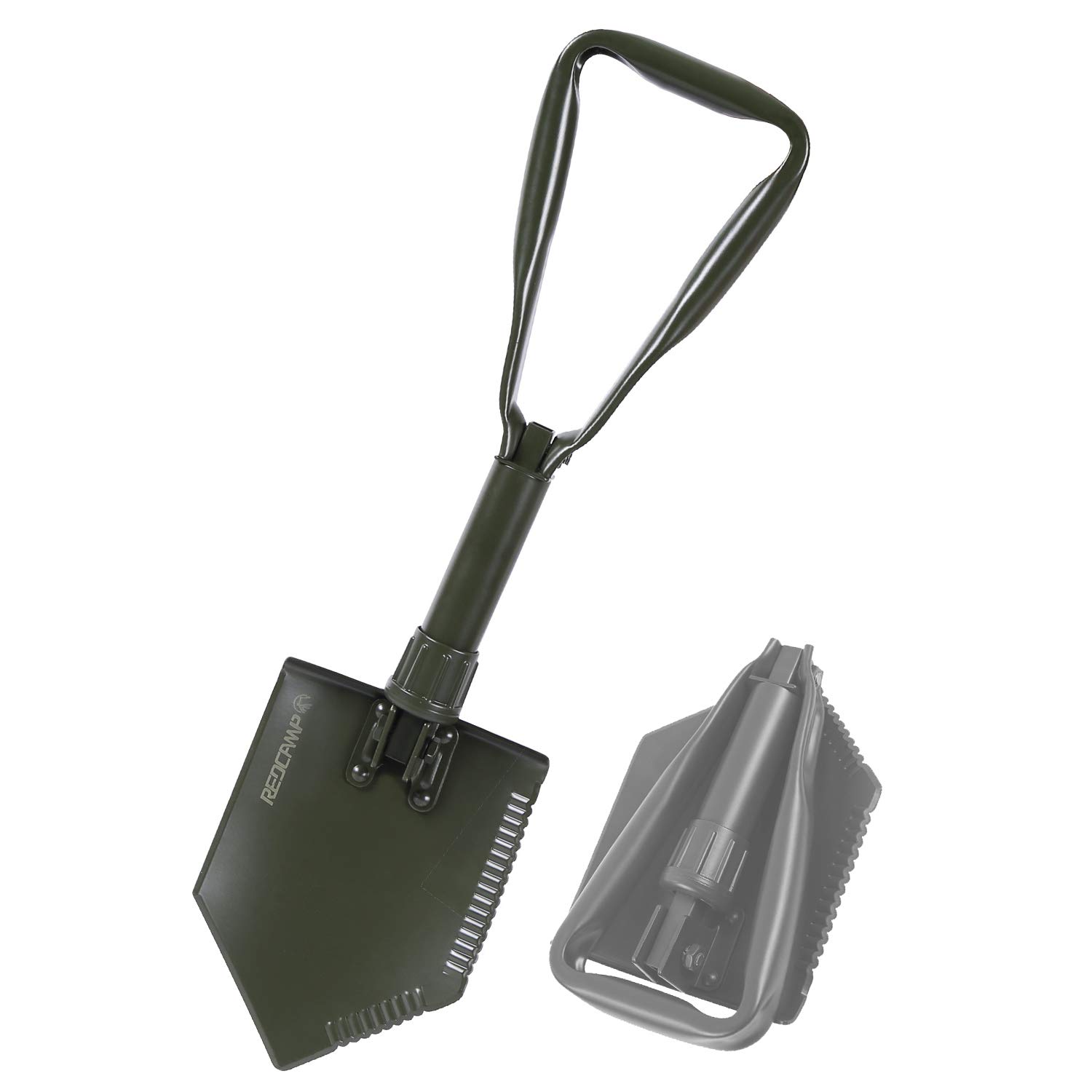 Buy REDCAMP Folding Camping Shovel，High Carbon Steel Entrenching Tool