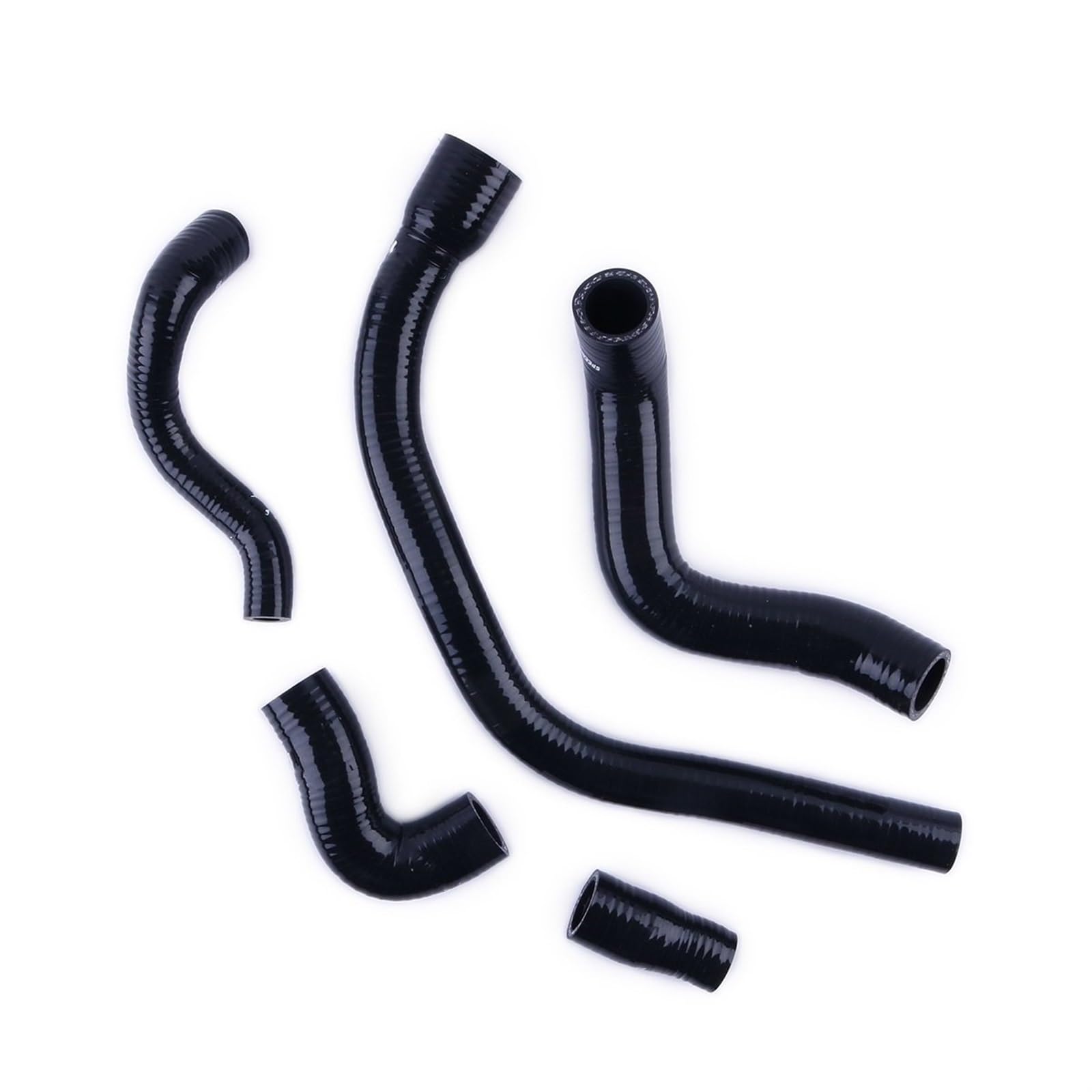Manguera Gasolina Kit de Manguera y Tubo de refrigerante de Silicona para radiador de Motocicleta Yamaha MT07 FZ07 XSR700 Tracer 700 GT 2014-2021 Manguito Turbo(Black)