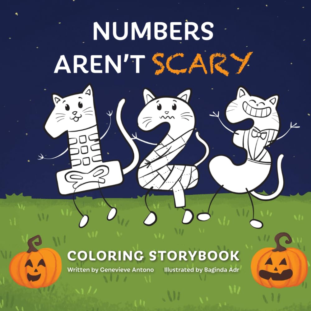 Numbers Aren't Scary (Coloring Storybook Edition) (Numpaw Cats)
