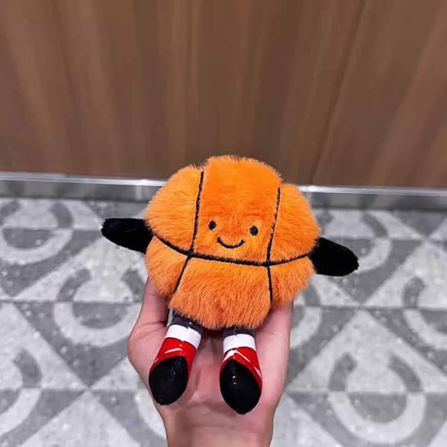 CRIZAN Plush Animal Ball Keychain Accessories for Women Teens Lovers for Handbags Wallets Backpacks and Car Keys Bag image 3