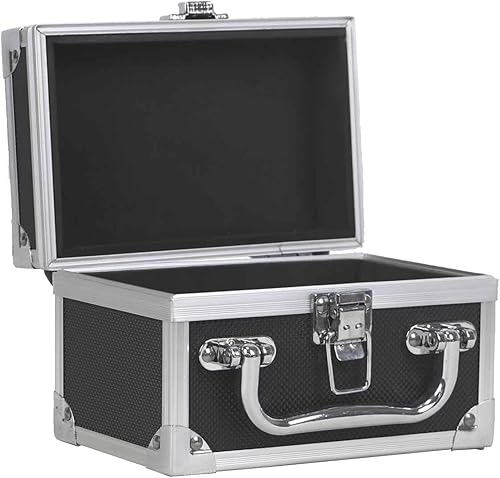 Vista 8 de Ursae Minoris Elite - Caja de aluminio burdeos/rojo con 2 compartimentos para juegos a prueba de EE. UU., juegos de menta, sellos postales