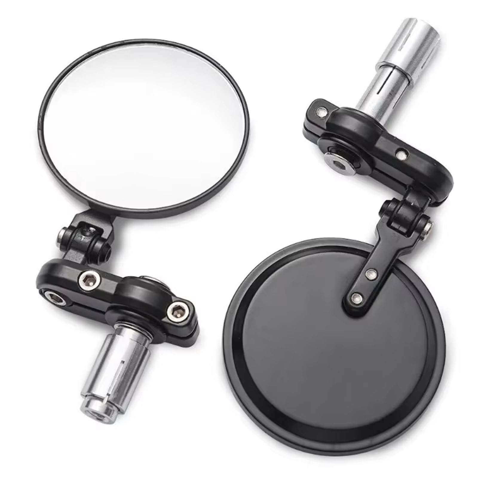 Retrovisores de motocicleta de aluminio para sustituir espejos rotos en manillar 22mm 8