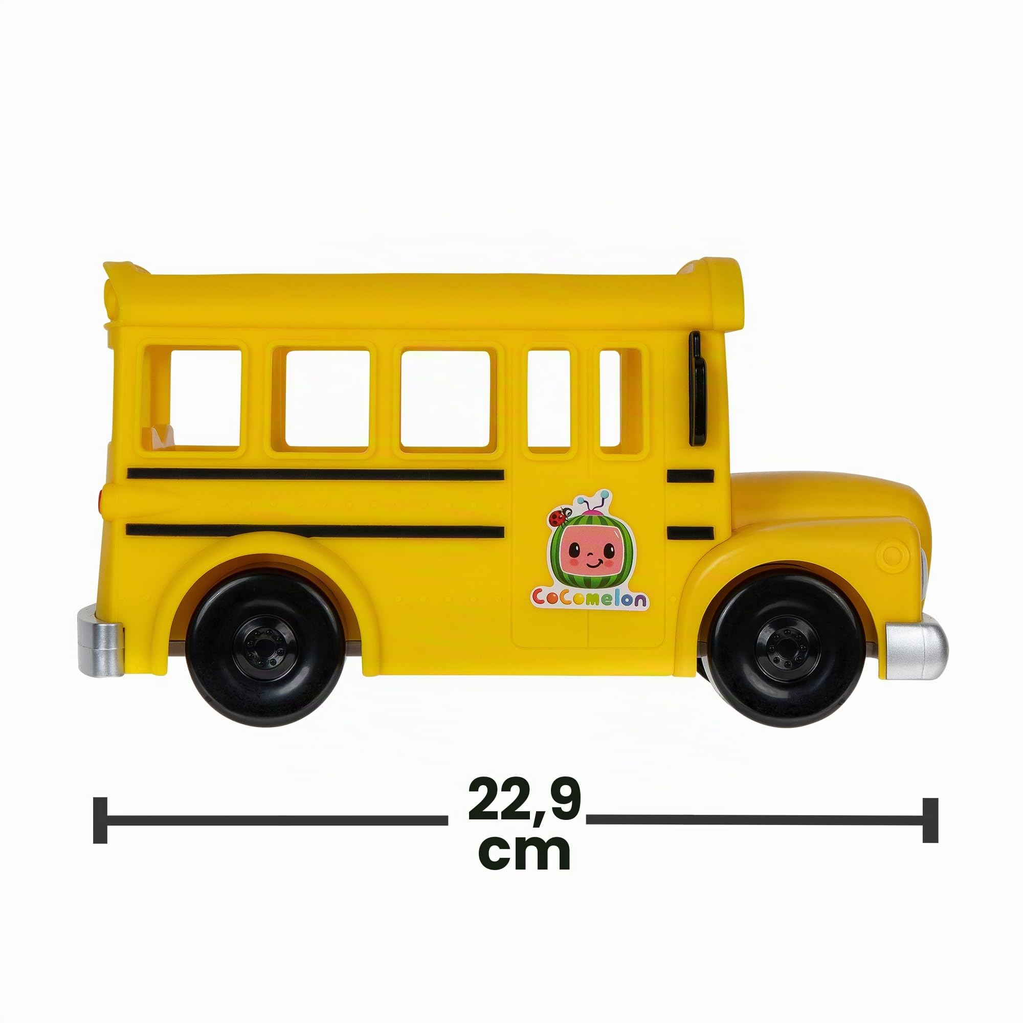 Bandai - Cocomelon - Autobús Musical del Cole WT80113 Multicolor Autobús Musical para Niños Felices y Curiosos, Aprendizaje, Diversión, Juego y Melodías.