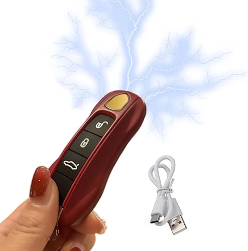 Mini pistola aturdidora con linterna LED y correa de muñeca - Diseño único de llavero - Tasers para mujeres y hombres