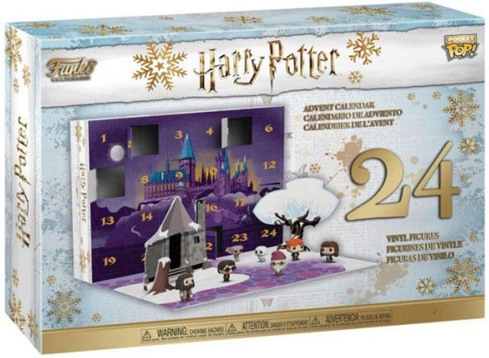 LIMITED EDITION GAME STOP Funko POCKET PoP! HARRY POTTER HOLIDAY ADVENT CALENDAR with 24 VINYL Figures