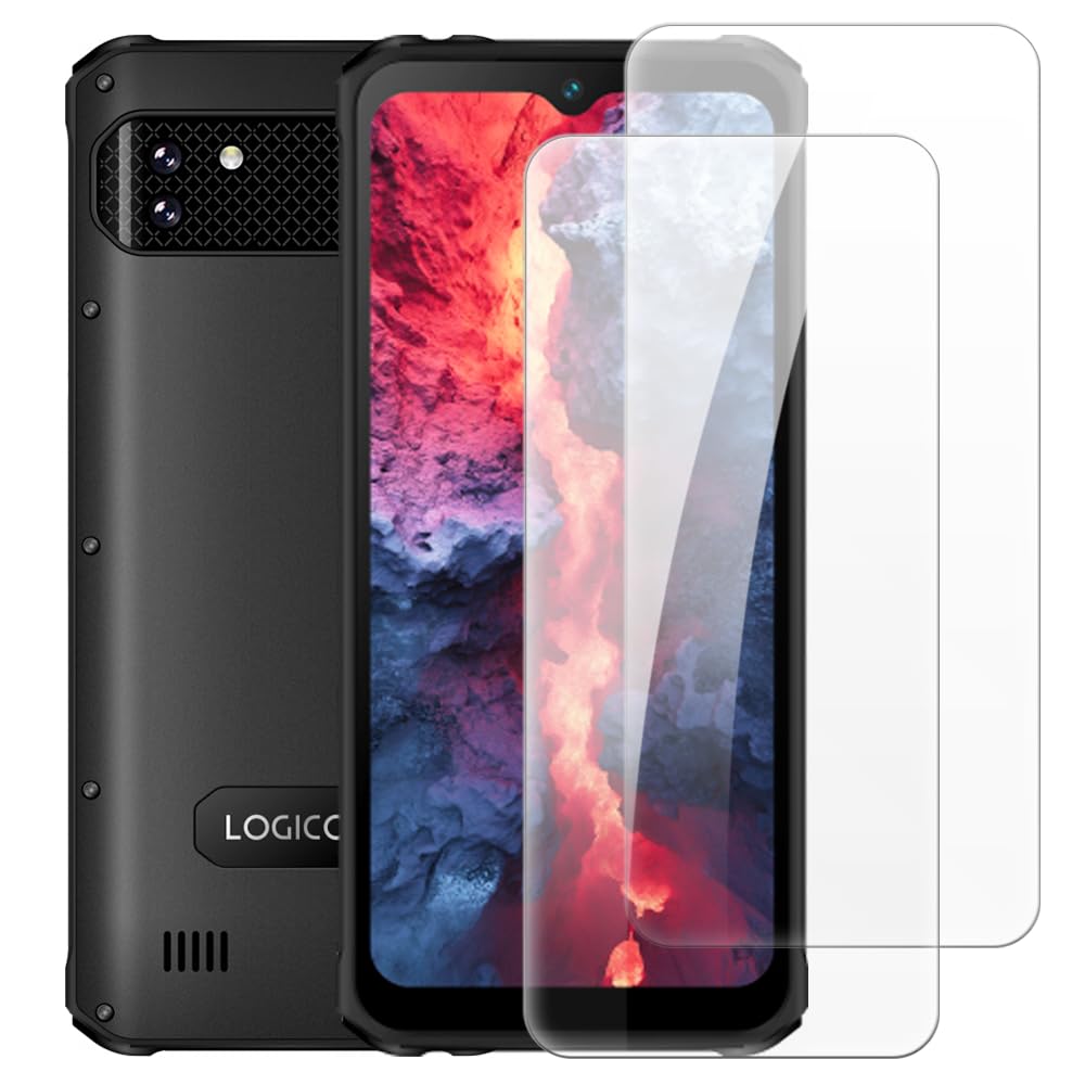 Shantime 2 Pack Tempered Glass Screen Protector Set Compatible with Logicom Xtrem 650, HD Clear, Anti-Scratch, Bubble-Free, Easy Installation