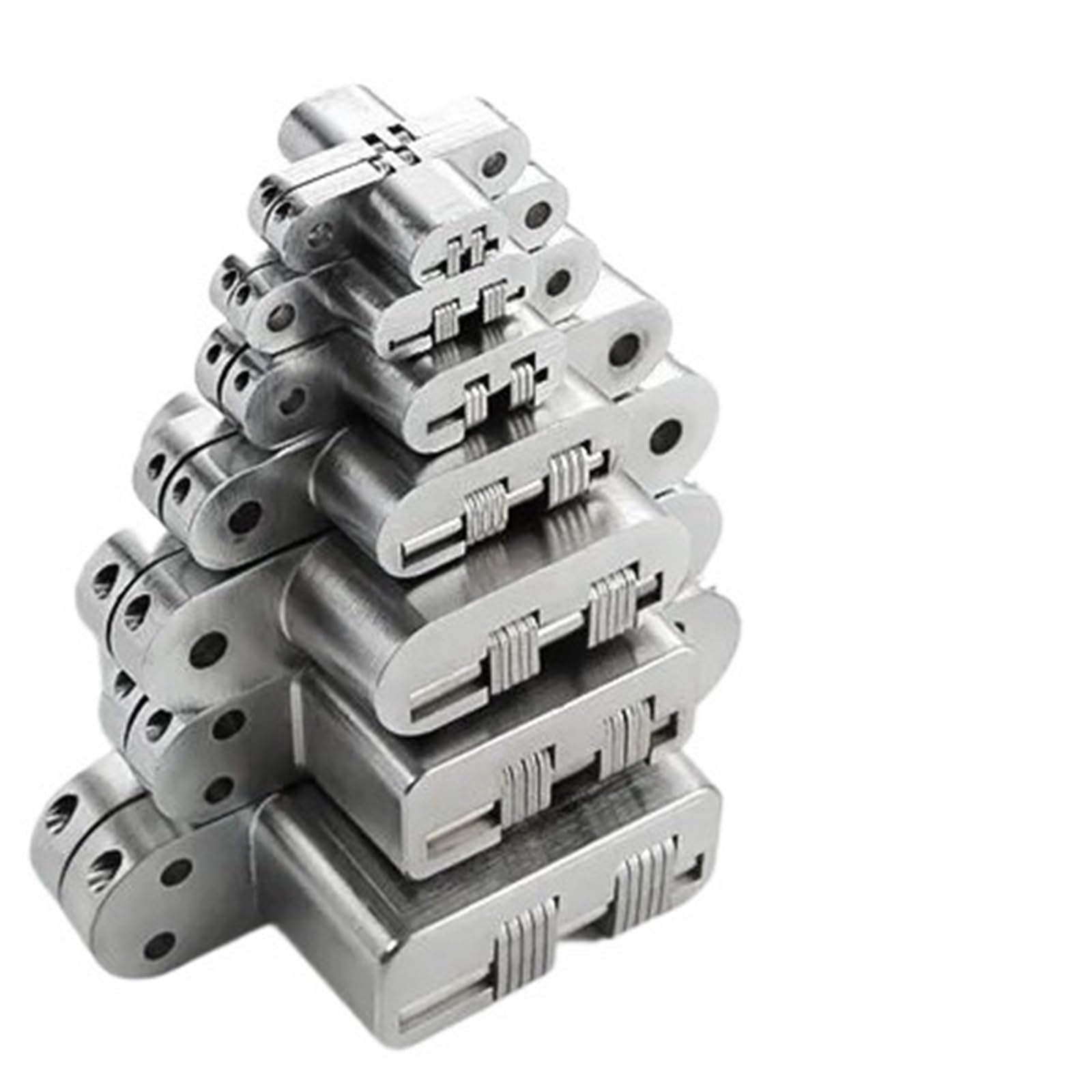 Kdhcvkz 03 16X70mm 2Pcs Hidden Door Hinge Stainless Steel Invisible Folding Hinges(03 16X70mm)