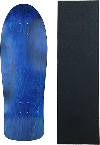 Old School - Tabla de patineta en blanco de 10 x 30 pulgadas con agarre