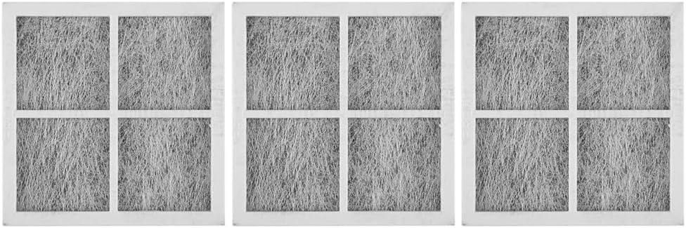 Ymiko 3 Pcs Air Filter Replacement LG LT120F Elite 469918 Refrigerator Freezer