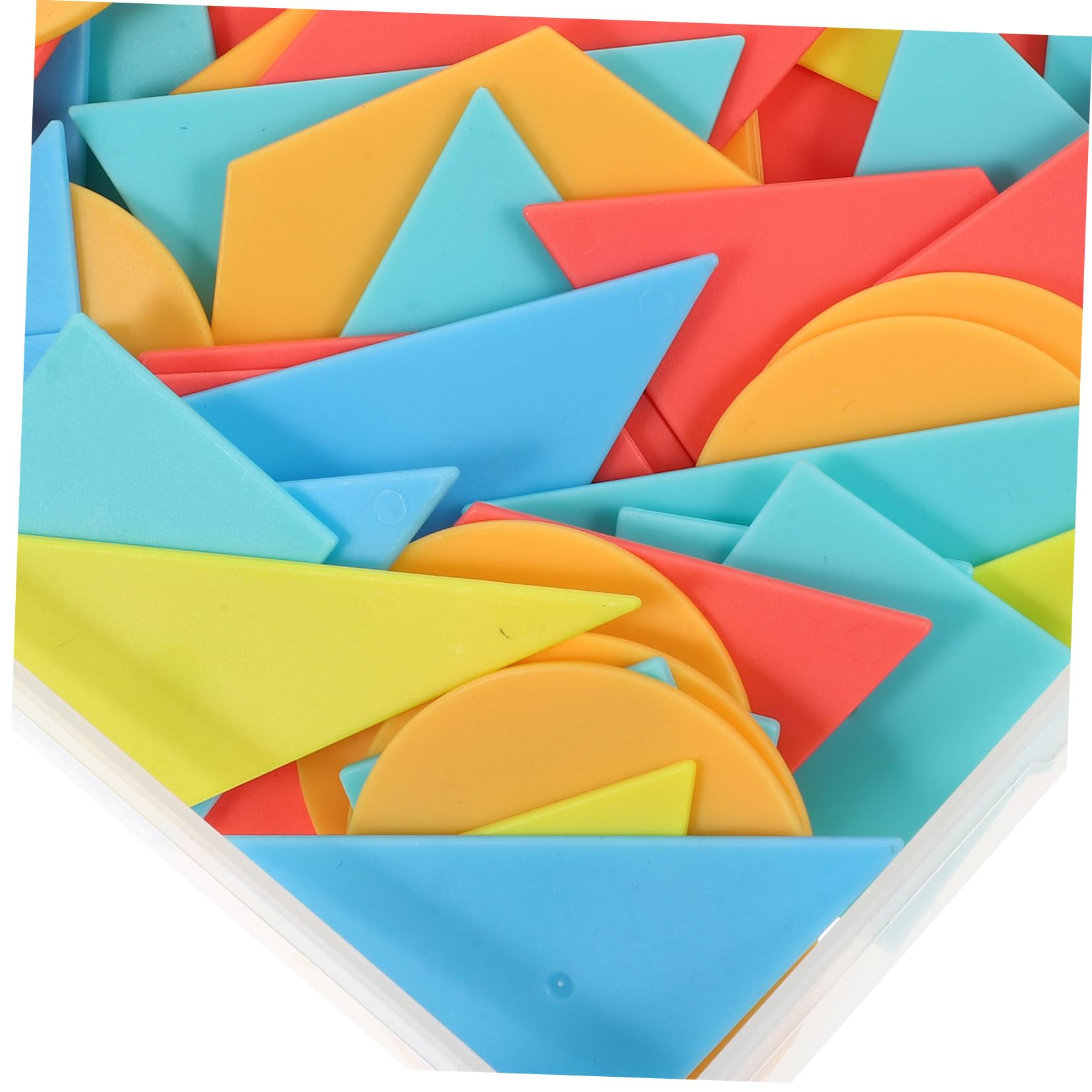 Collection De Formes Géométriques Avec De Jolis Visages Pour Enfants