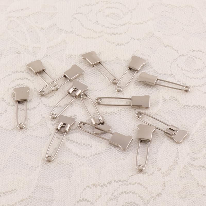 Agrafka, 25×8mm 200 szt. Duże agrafki, metalowe przywieszki Małe agrafki, stop