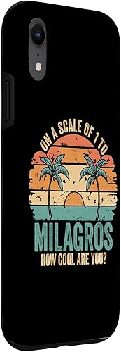 Miniatura 3 de iPhone XR MILAGROS Cute Retro Girls Groovy MILAGROS Personalized Name Case