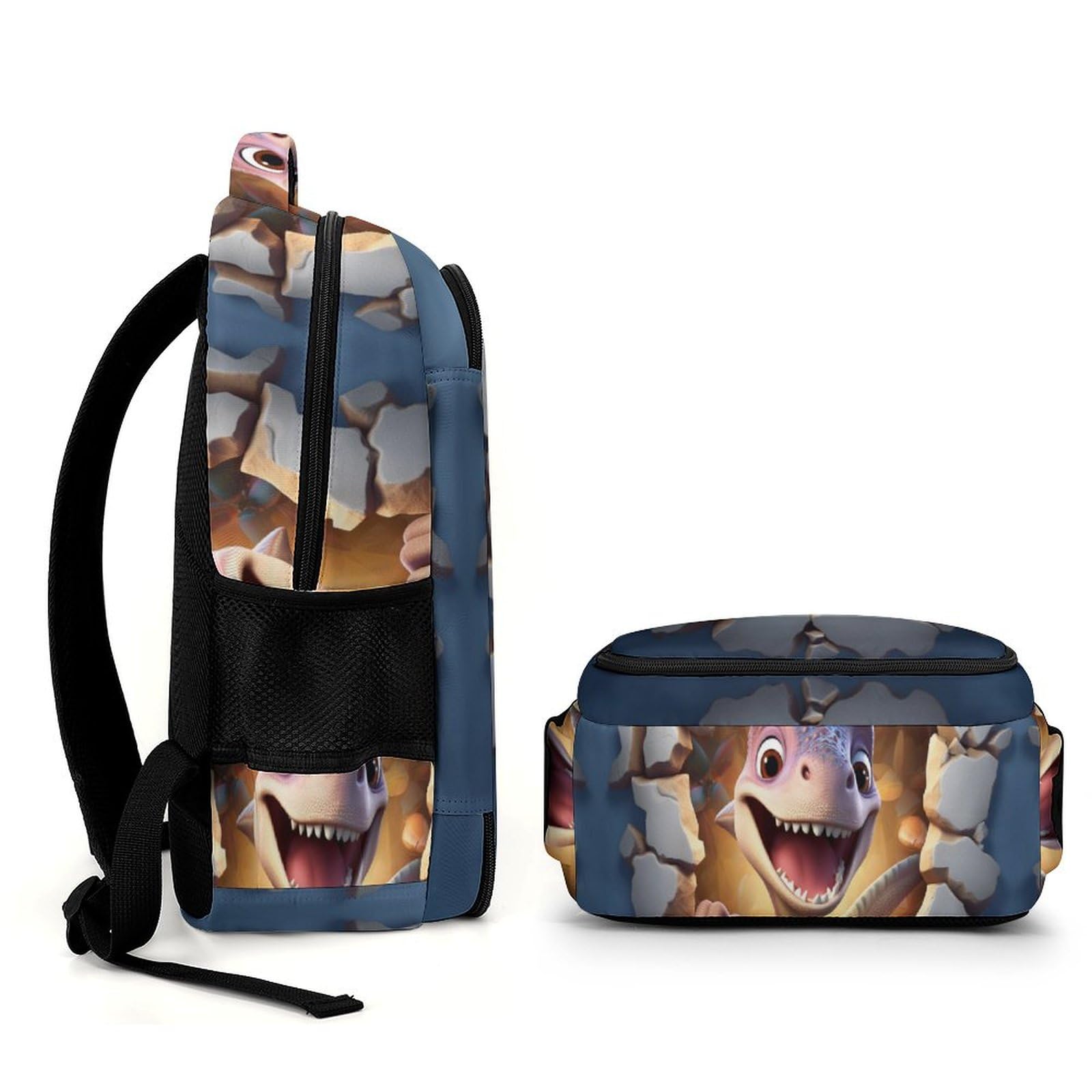 Mochila Dragón León Escolar Para Niña, Mochilas Niñas 6 8 10 Chicos, Mochila Colegio Niños De Viaje Con Animal Patterns, 32 X 18.5 X 42 Cm