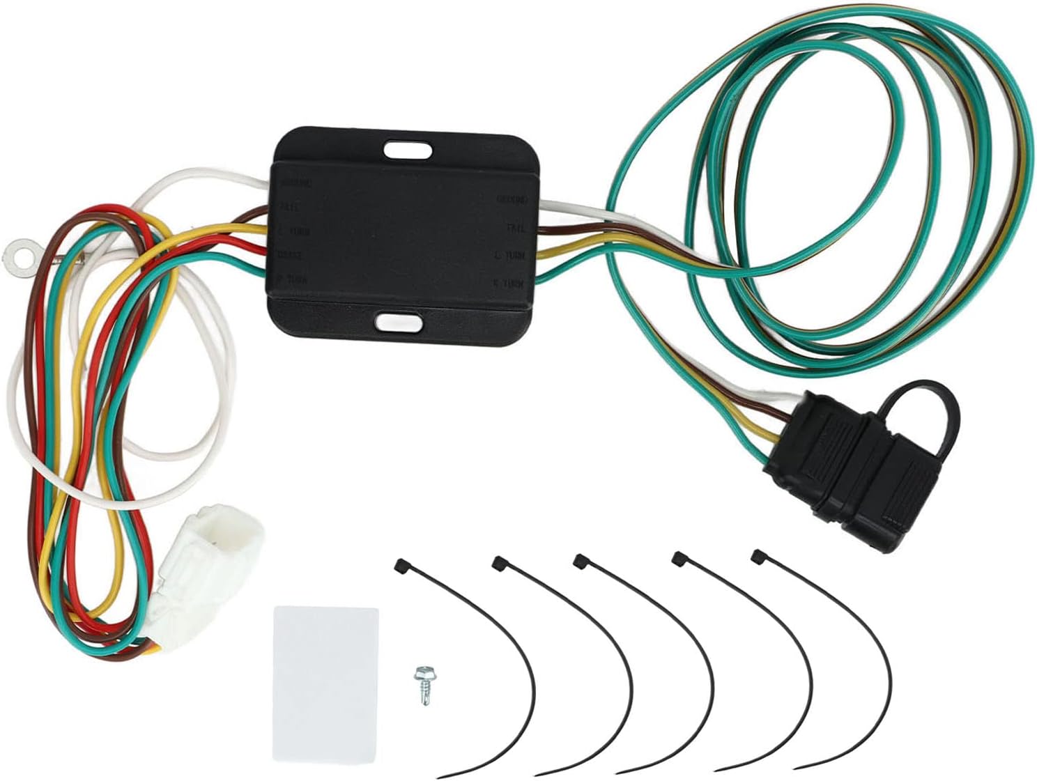 4 Pin Trailer Wiring Harness for CR - V 2007-2011, 55106 Connector, Wearproof, Dust Cover - Safe Connection, Surface Mount Technology, Ideal Trailer Wiring Harness Wire Kit