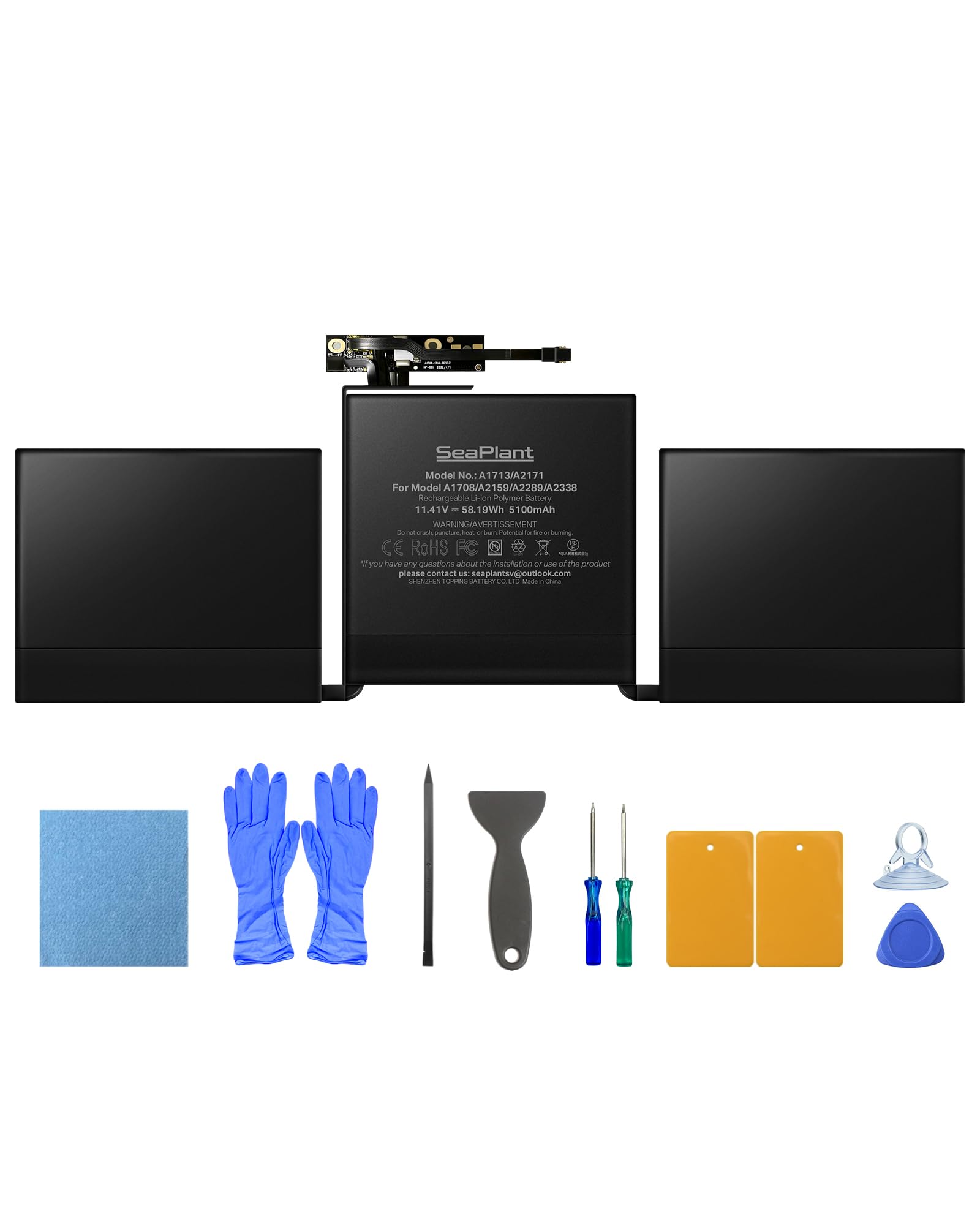 A2338 Battery Replacement for MacBook Pro 13-inch A2338(2020,2022) A1713/A2171 Battery