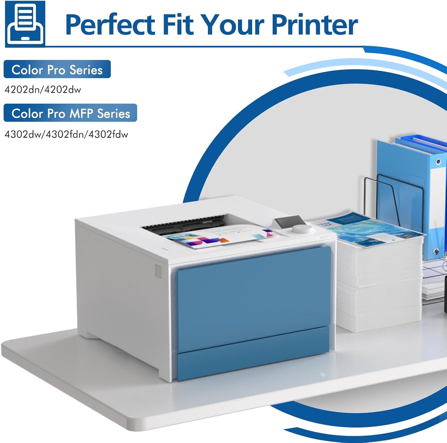 220A 220X MFP 4302dw Toner: für HP 220A Toner Set Kompatibel für Color LaserJet Pro MFP 4302fdw 4202dw 4302dw 4202dn 4302fdn Schwarz Cyan Gelb Magenta, W2200A W2201A W2202A W2203A, 4PK Mit Chip