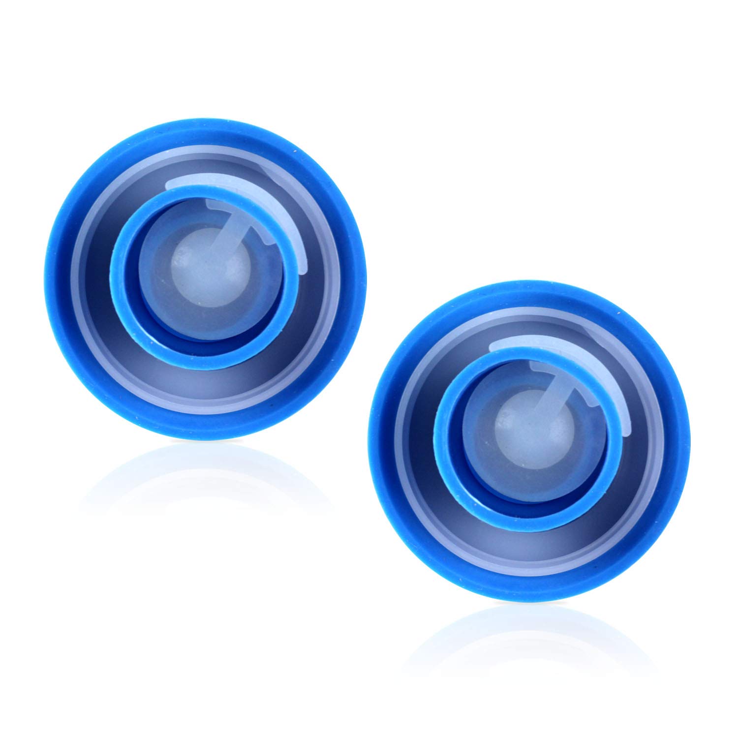 TERA PUMP2PK - TRRWC02 Reusable No-Splash Cap for 48mm Screw Top/Snap on Crown Top (Needs to Remove Inside White Ring) 3 & 5 Gallon Bottles and Water dispensers with Probes