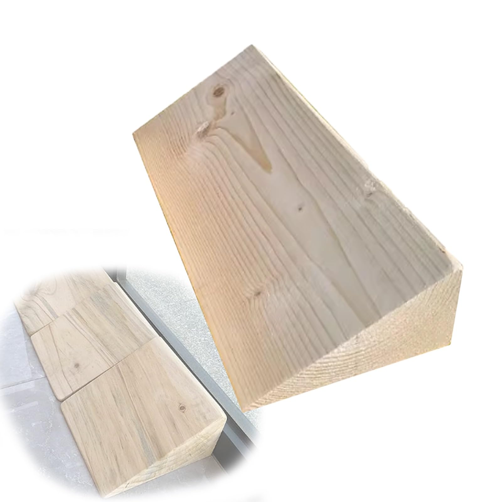 Rampa de madera maciza para robots barredores y vehículos, alfombrilla antideslizante para coches, camiones, scooters, bicicletas, motocicletas y sillas de ruedas