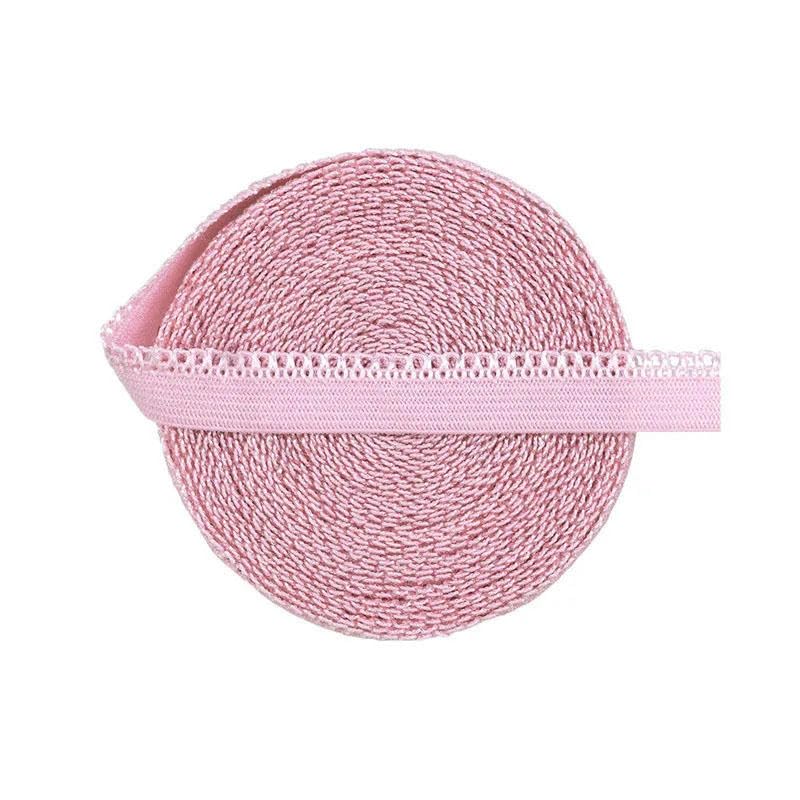 50 100 yardas por rollo de 3/8 "10 mm borde con volantes encaje banda elástica de licra ropa interior lencería costura Craft-U Elija color-100 yardas