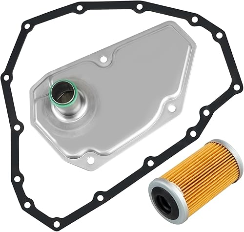 YESHMA Kit de filtros de aceite de transmisión de repuesto para 33010-JF015 Juego de tres piezas de 15 agujeros compatible con Nissan Sentra Versa