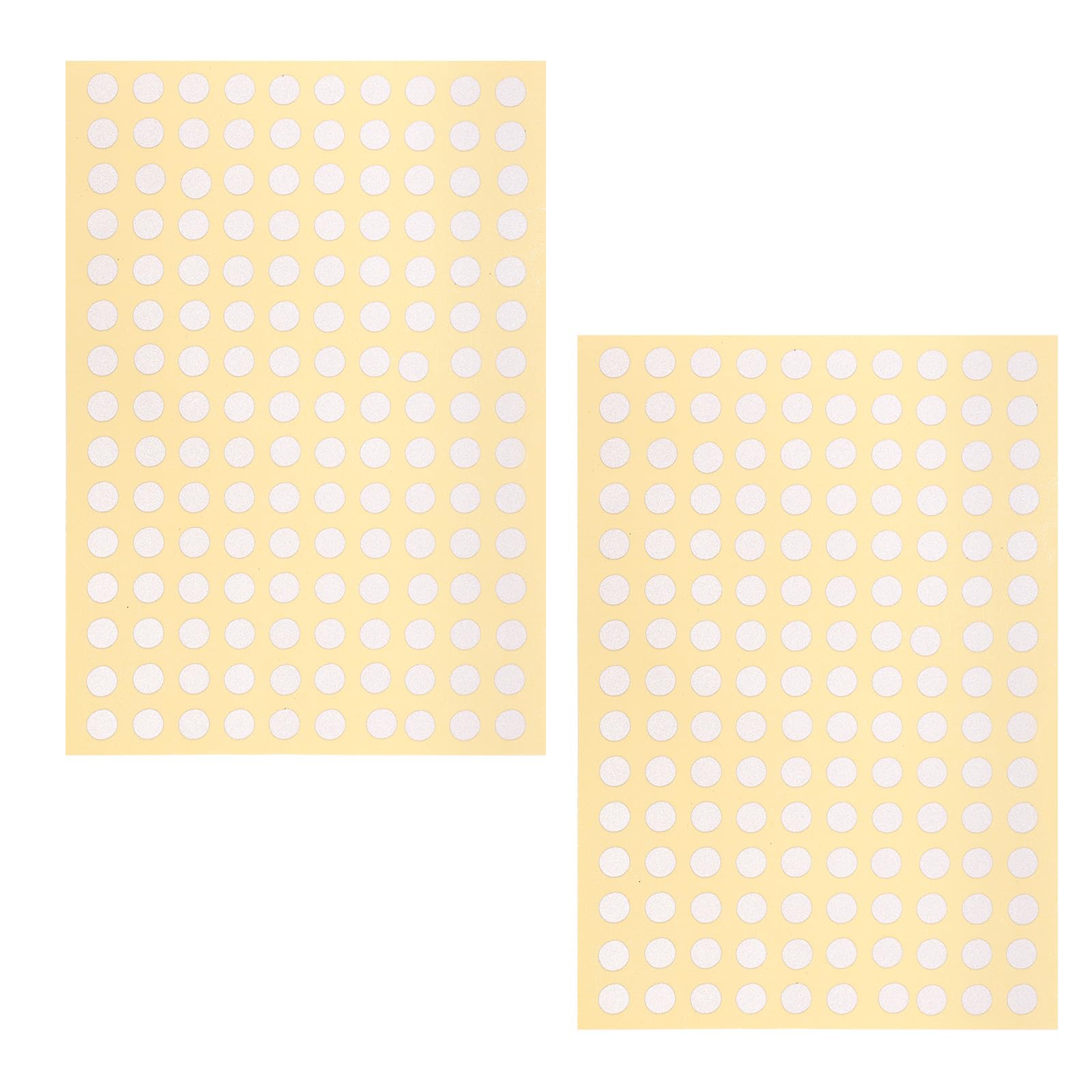 Fukaisu 300pcs White Reflective Dot Stickers, 0.26in High-Reflective Golf Simulator Ball Marker Decals Weatherproof Launch Monitor Sticker for Simulators High-Speed Cameras & Launch Monitors