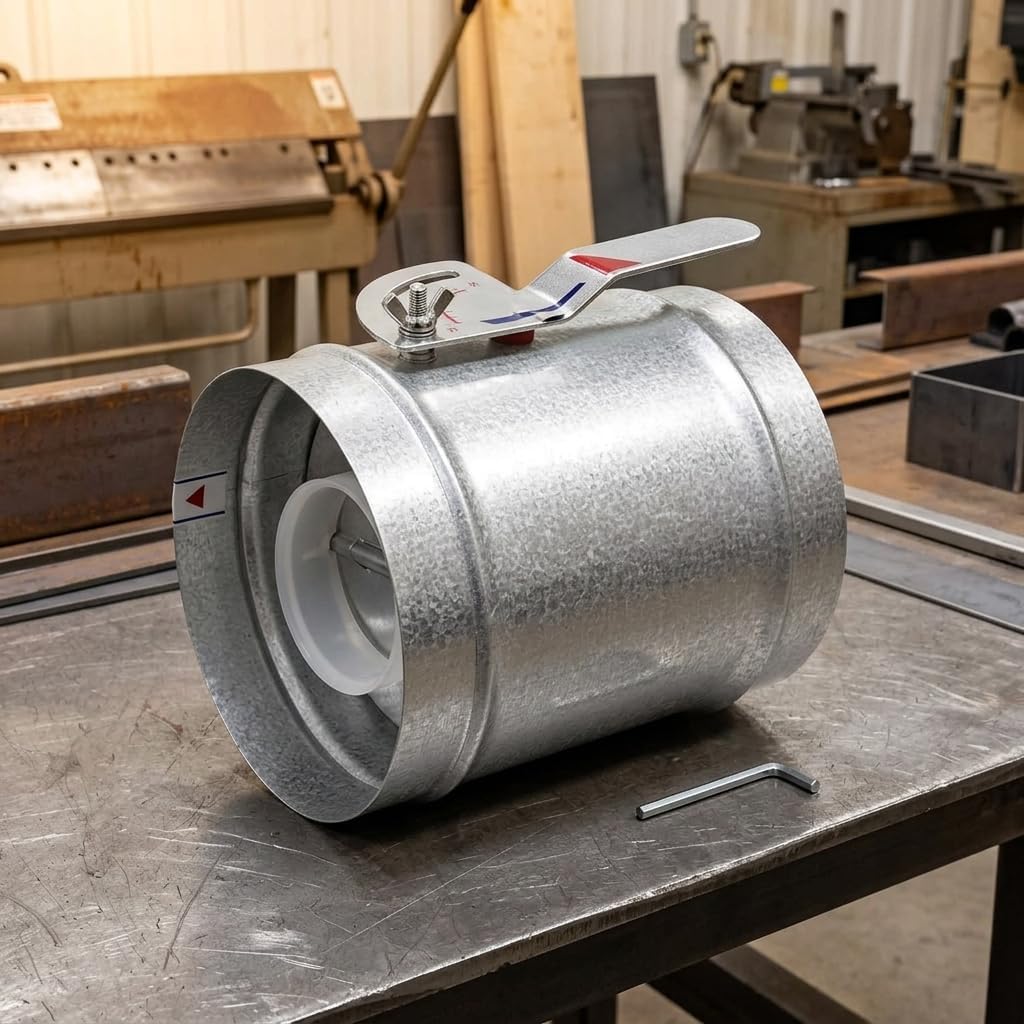 Manual Volume Damper Round Air Regulator for Ventilation