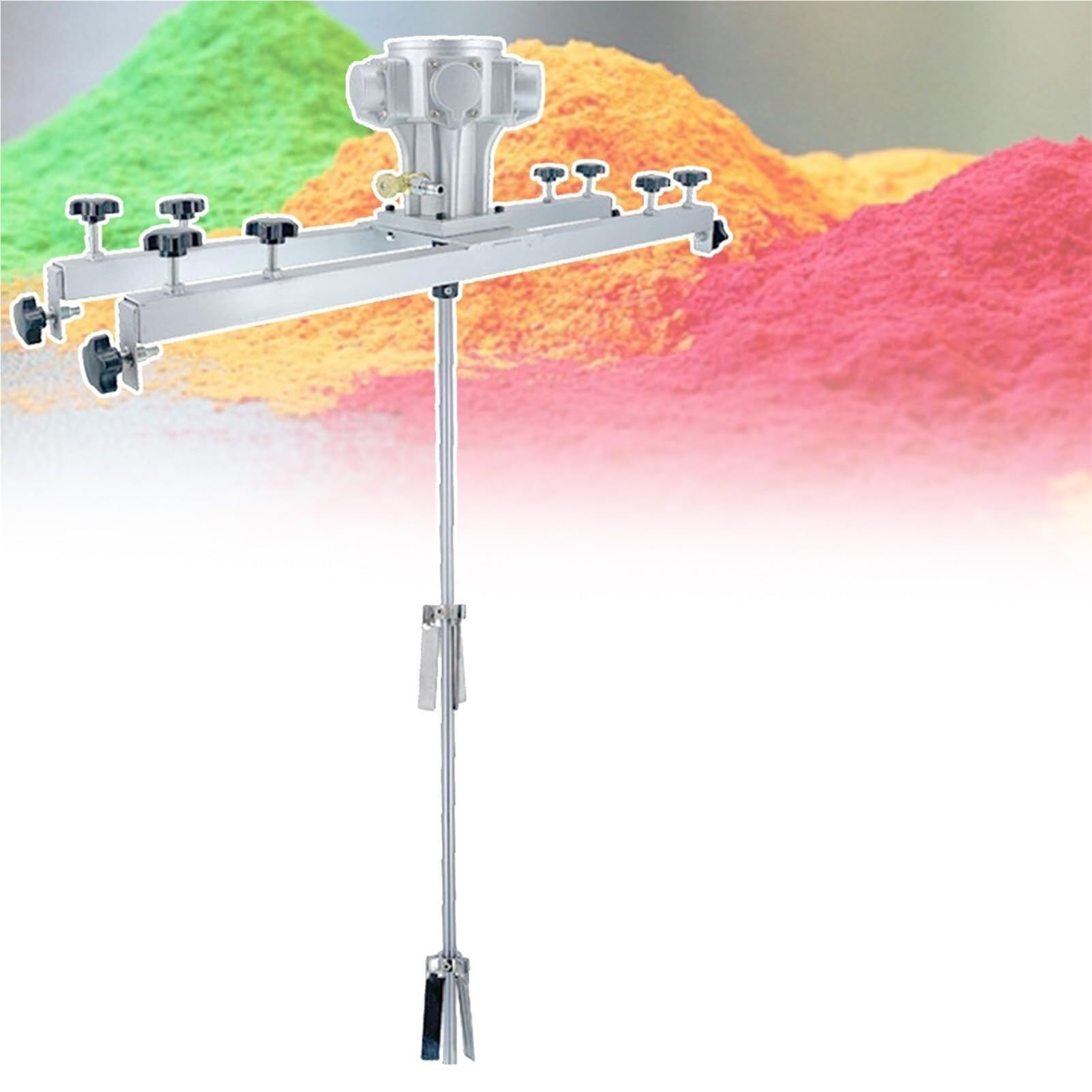 TGBHM Pneumatic Paint Mixer Air Agitator Paint Stirring Machine 1000L Pneumatic Paint Mixing Equipment with Foldable Blades,H006