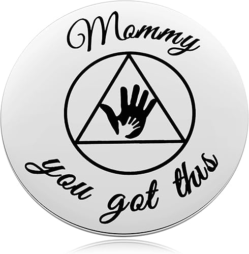 Ukodnus Mommy You Got This Recovery Coin, Ficha de Alcohólicos Anónimos, regalo de cumpleaños sobrio para mamá de parte de su hijo hija, regalos Ukodnus Mommy You Got This Recovery Coin, Ficha de Alcohólicos Anónimos, regalo de cumpleaños sobrio para mamá de parte de su hijo hija, regalos